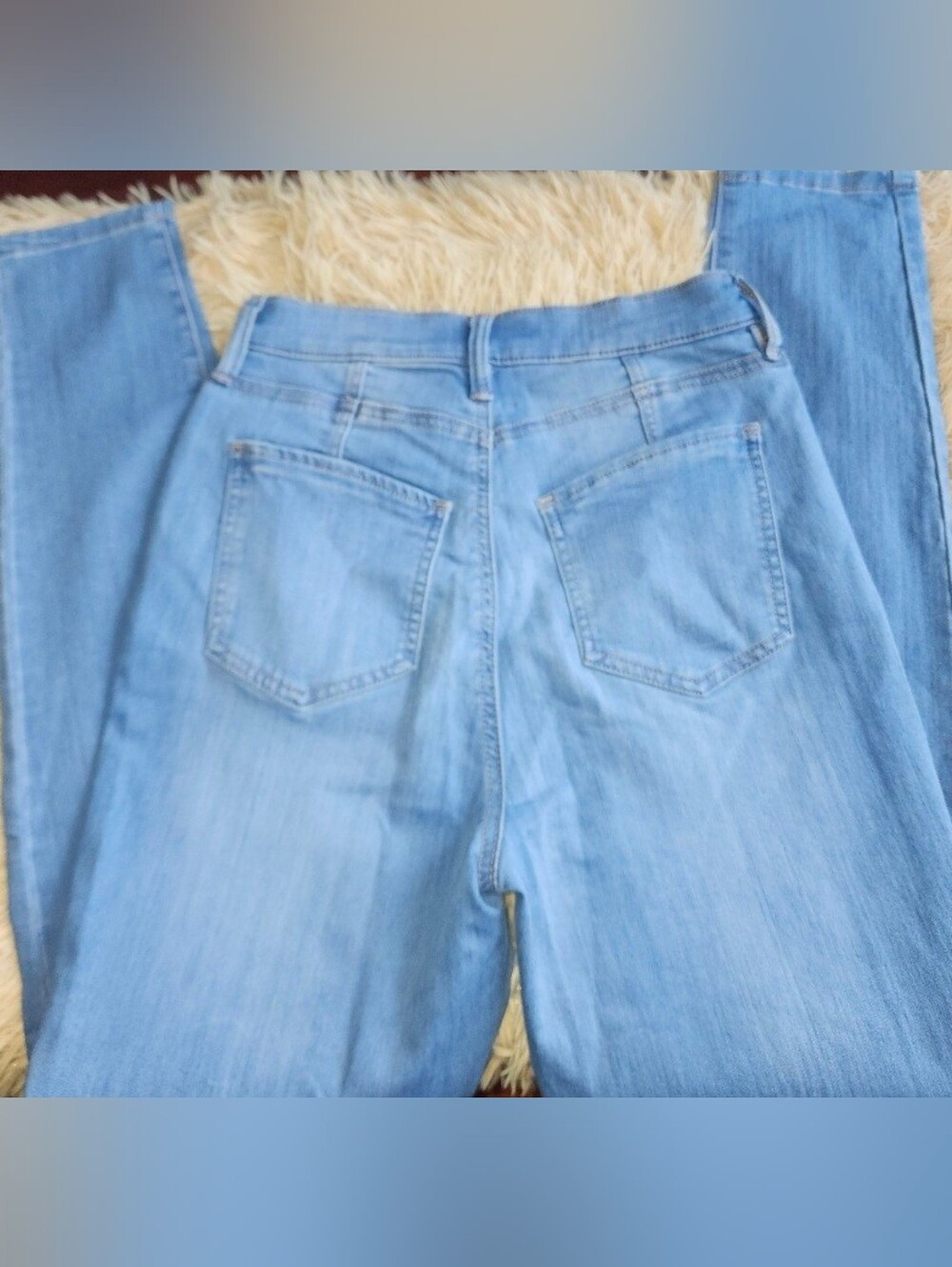 Fashion Nova Light Blue High-Rise Women's Jeans